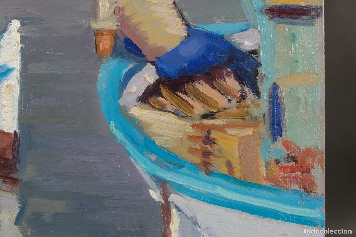 Arte: Ferran Andreu Planas &Oacute;leo sobre t&aacute;blex Barcas - Foto 7
