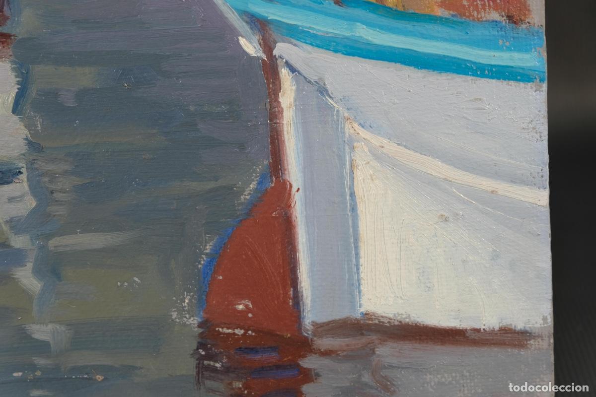 Arte: Ferran Andreu Planas &Oacute;leo sobre t&aacute;blex Barcas - Foto 8