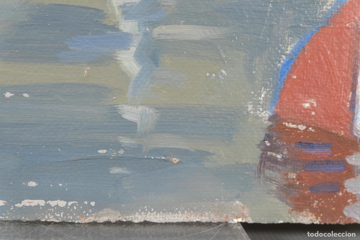 Arte: Ferran Andreu Planas &Oacute;leo sobre t&aacute;blex Barcas - Foto 10