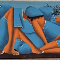 Arte: OLEO SOBRE LIENZO, LAUREN CASIMIR (1928-1990) ARTISTA HAITIANO
