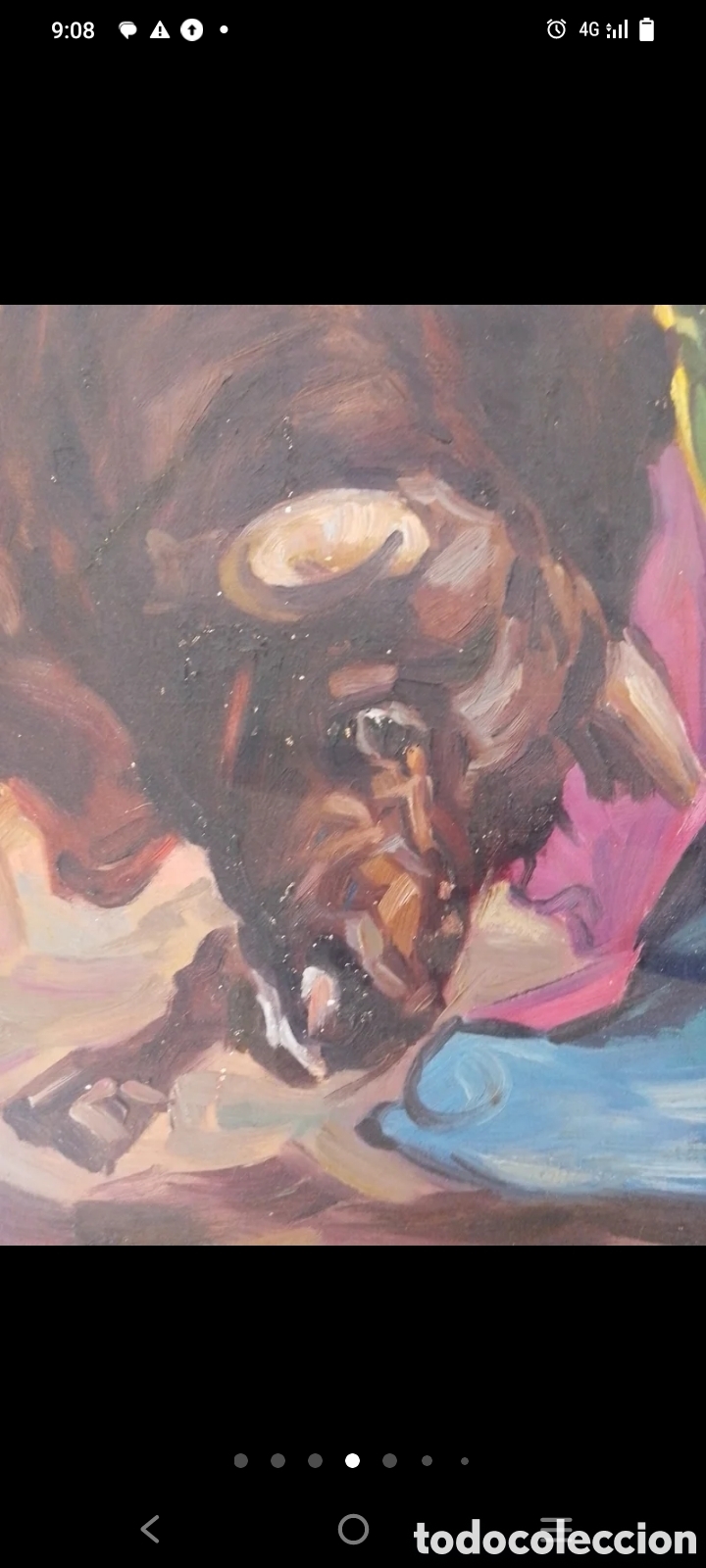 Arte: Oleo sobre lienzo torero 90x70 - Foto 2