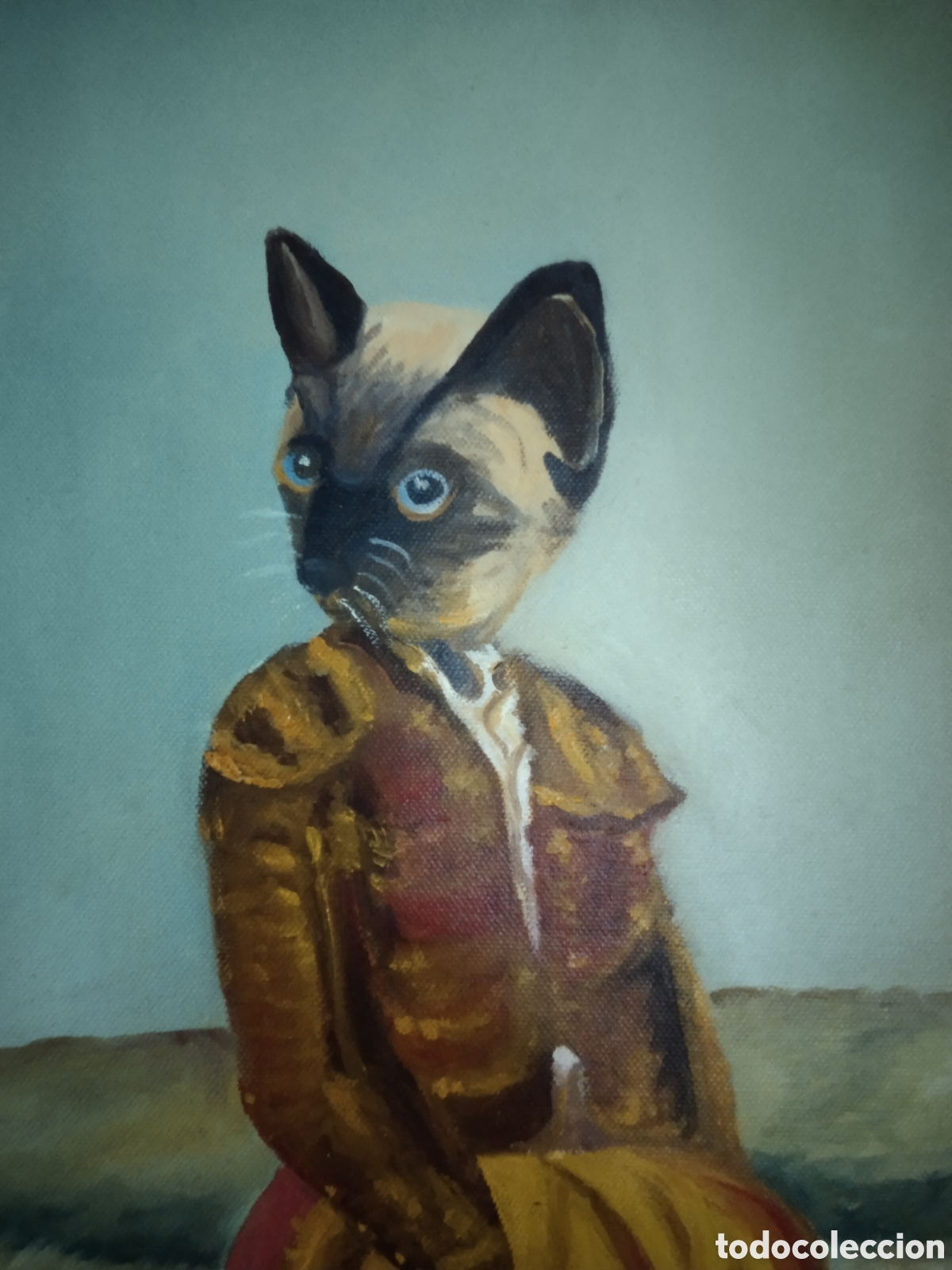 Arte: Alto 79 x 59 ol&eacute; sobre lien - Foto 4