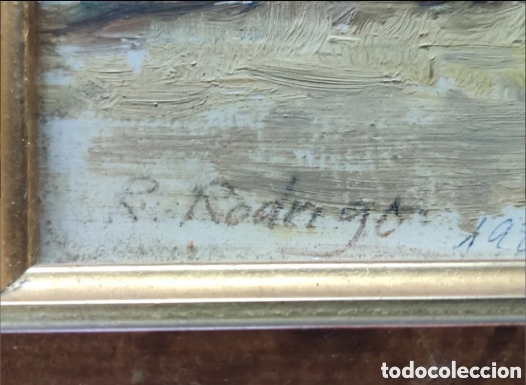 Arte: &Oacute;LEO SOBRE TABLA. R. RODRIGO. - Foto 3