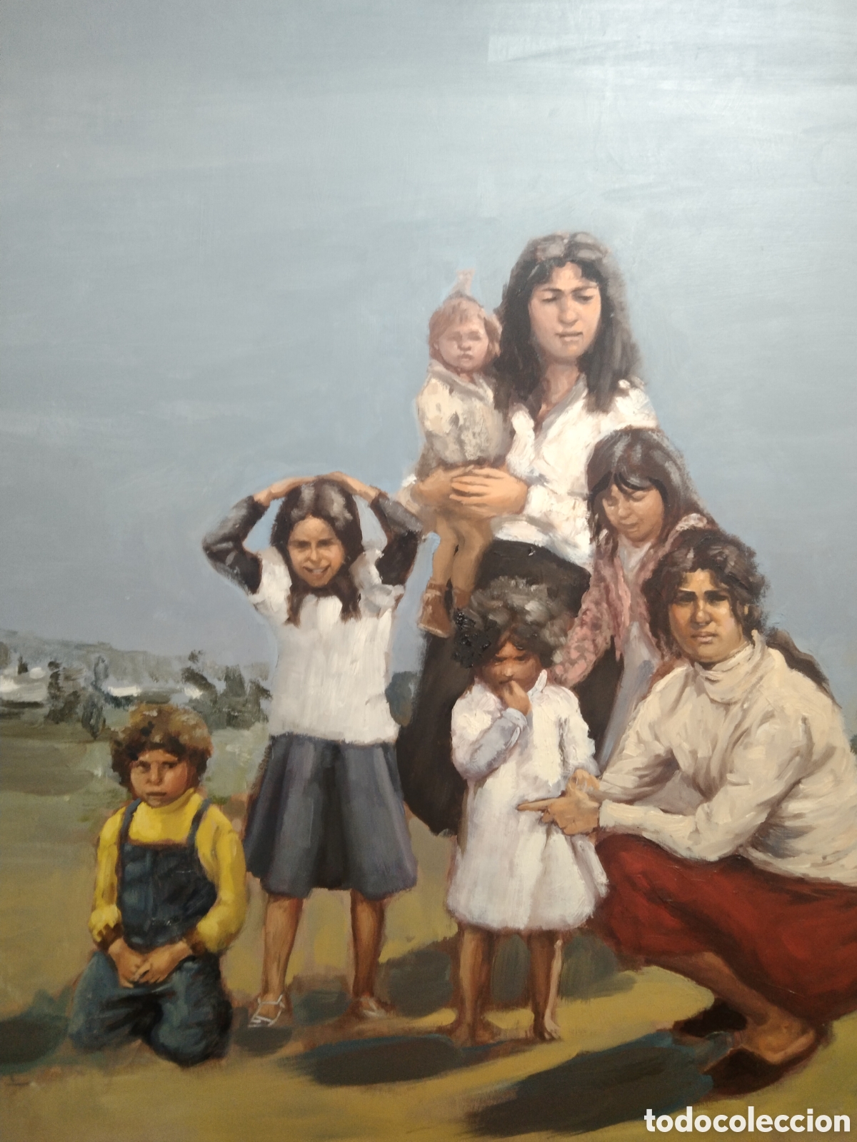 Arte: Oleo sobre tabla alto63 x60 - Foto 1