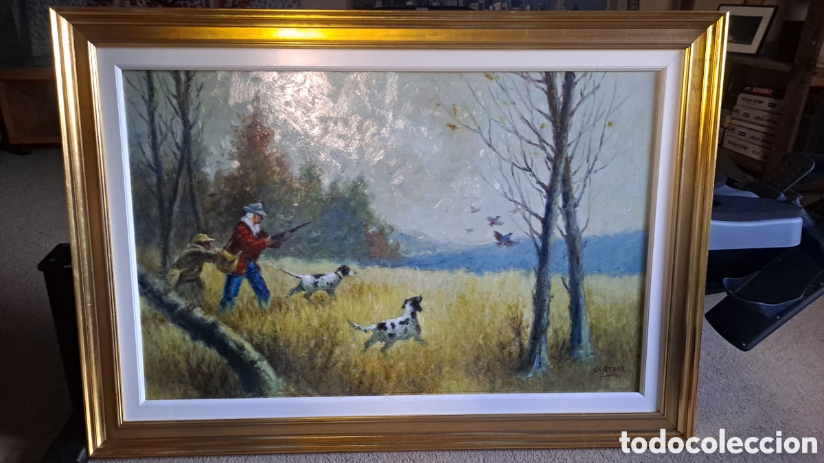 Arte: Oleo de G.Aroca pintor murciano