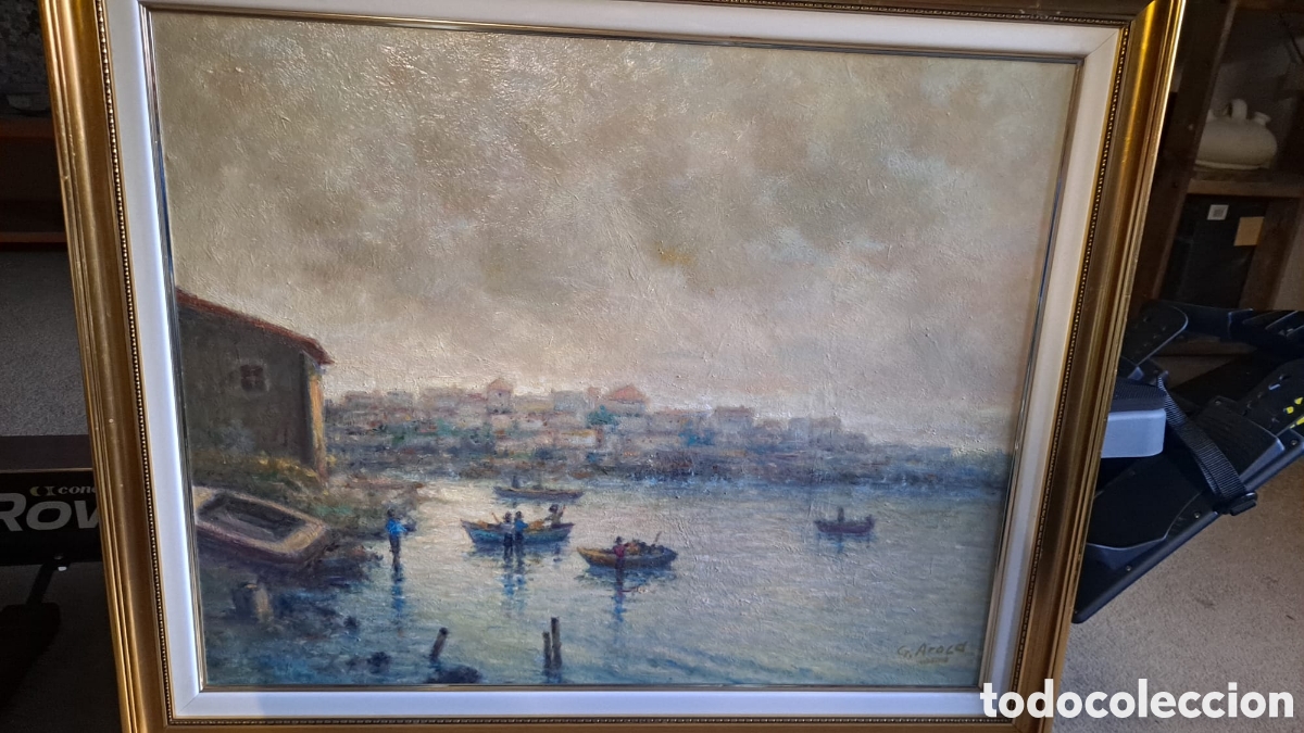 Arte: Oleo de G. Aroca pintor murciano - Foto 1