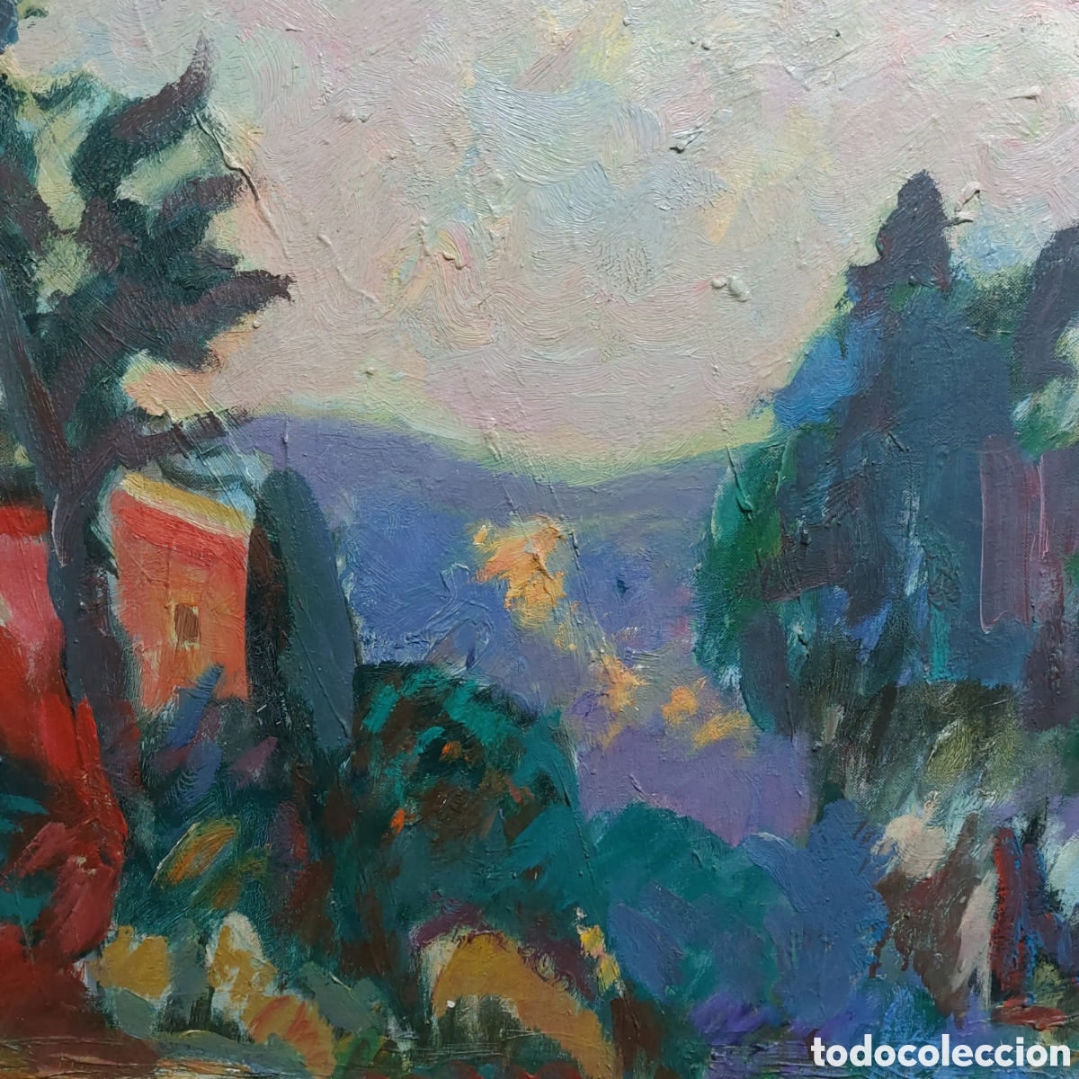 Kunst: QUERALT. RUSCALLEDA. OLEO TELA 81X65. A&Ntilde;O.2002