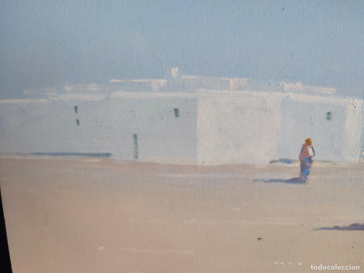 Arte: &Aacute;ngel Sinovas, Playa, Edificio y Personas 1 - Foto 8