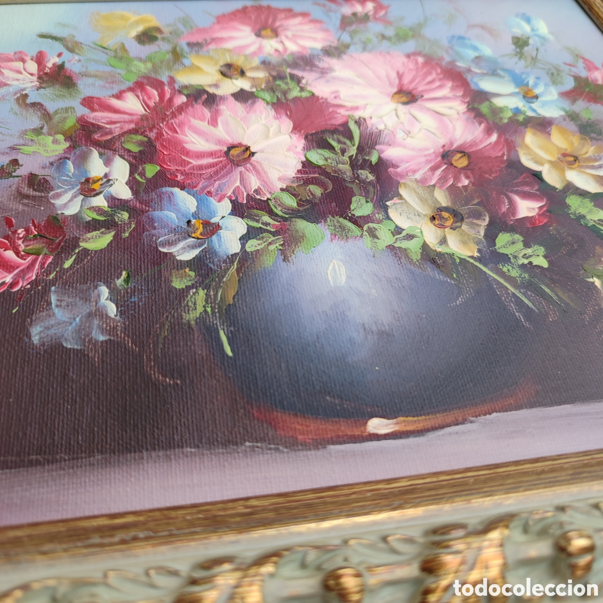 Arte: Bodeg&oacute;n floral cuadro de Robert Cox - Foto 2