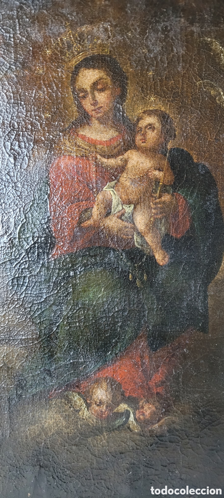Arte: Inmaculada Concepcion con querubines por An&oacute;nimo - Foto 3