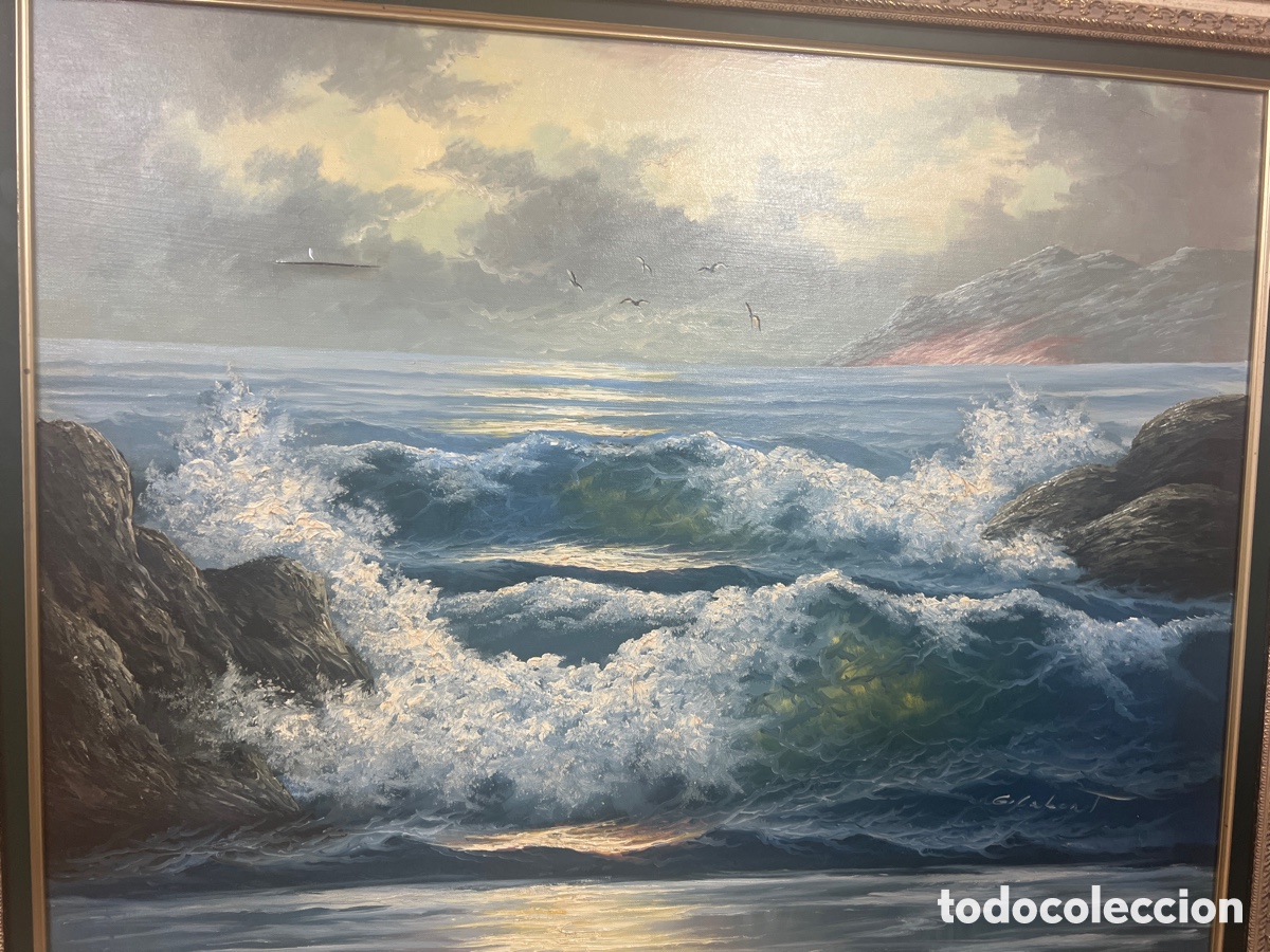 Arte: Cuadro de Marina del pintor Gilabert - Foto 2