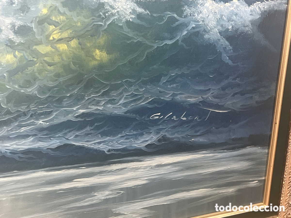 Arte: Cuadro de Marina del pintor Gilabert - Foto 3