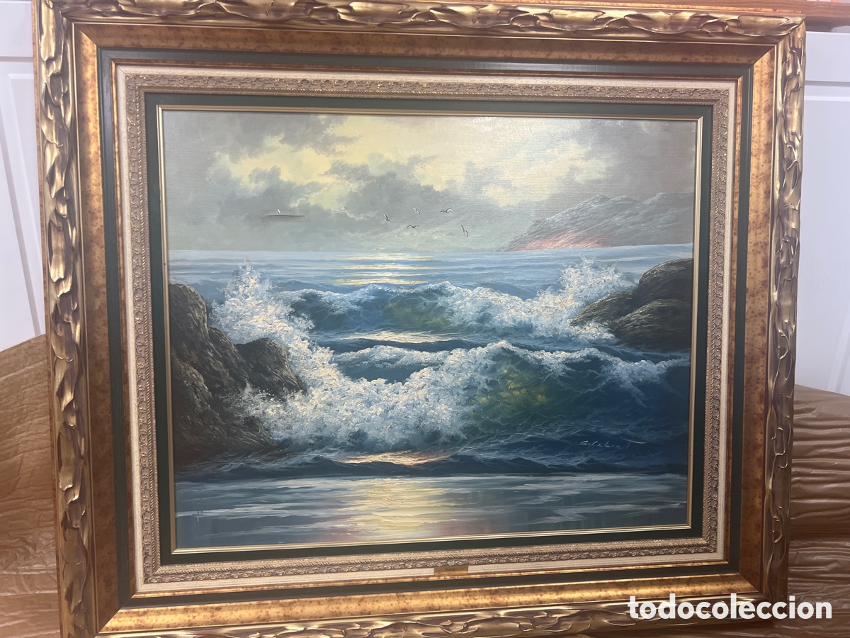 Arte: Cuadro de Marina del pintor Gilabert - Foto 1