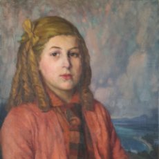 Arte: MATEO BALASCH I MATEU (BARCELONA, 1870-1936) - FRUTERA.OLEO/TELA.FIRMADO.