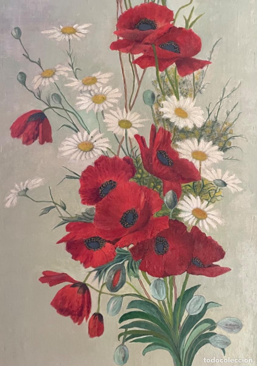 Arte: Amapolas y margaritas - Foto 1