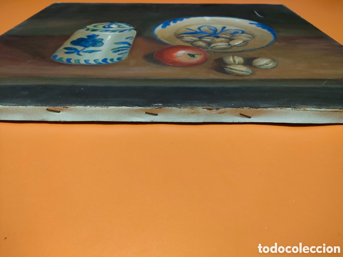 Arte: Bodeg&oacute;n al &oacute;leo, firmado J.Morales - Foto 5