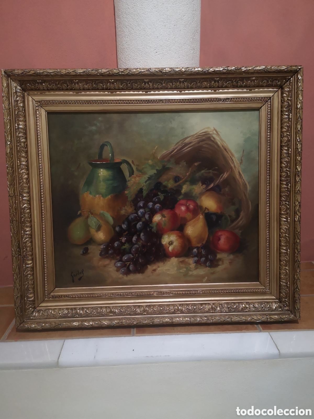 Arte: Cuadro de Emma Gardel-Leisiere SXIX - Foto 1