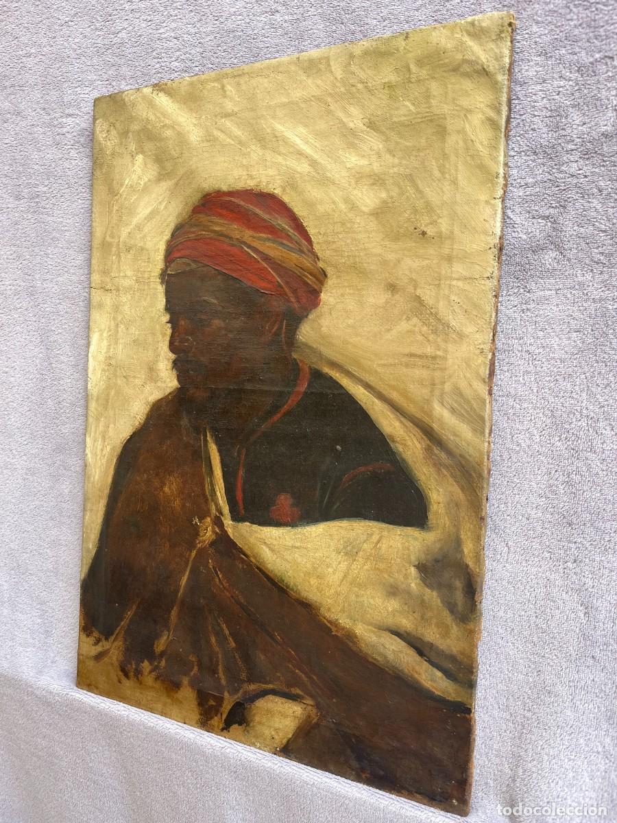 Arte: MARROQU&Iacute; CON TURBANTE Y CHILABA - Foto 2
