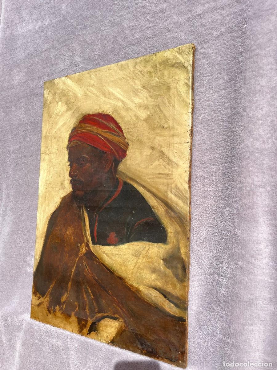 Arte: MARROQU&Iacute; CON TURBANTE Y CHILABA - Foto 3
