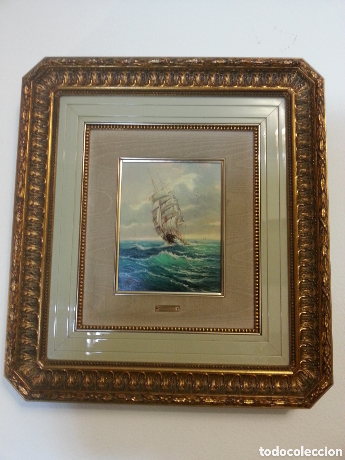 Arte: Cuadro marina de F. Sanch&iacute;s - Foto 2