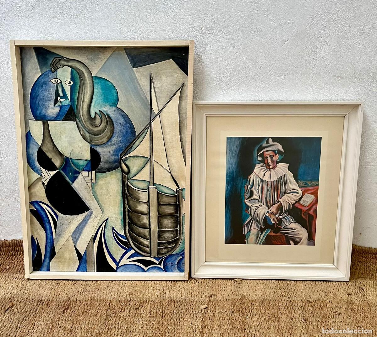Arte: &Oacute;leo sobre tabla firmada y fechada. - Foto 6