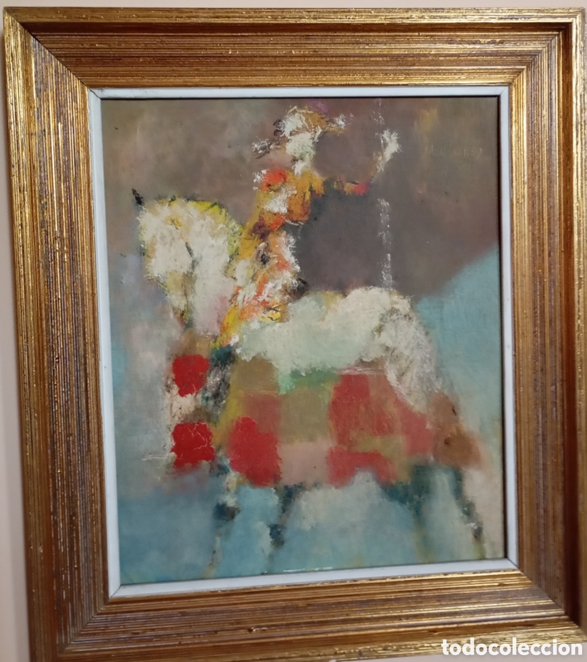 Kunst: Pintura gallega precioso oleo /tabla Alberto Freire Portas (Vigo,1936 - 2023) Alberto Freire Portas