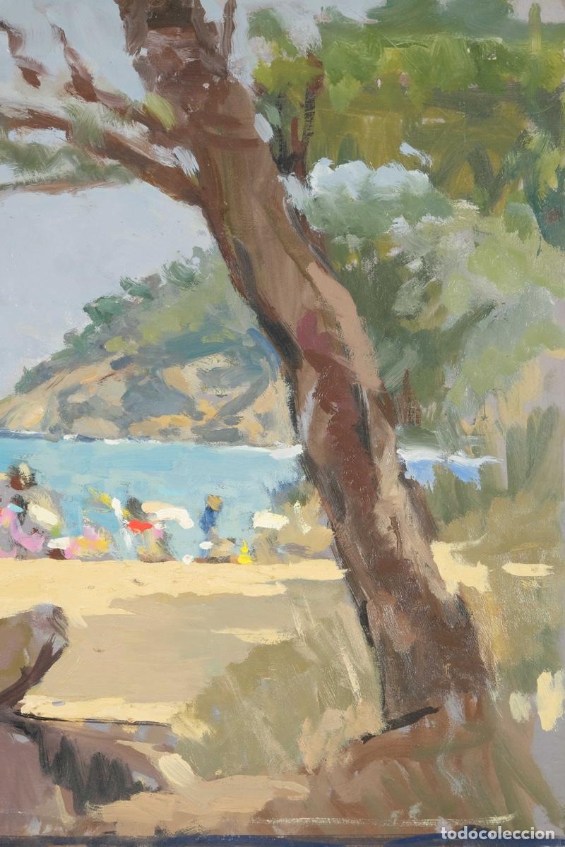 Arte: Ferran Andreu Planas &oacute;leo sobre t&aacute;blex Playa - Foto 5