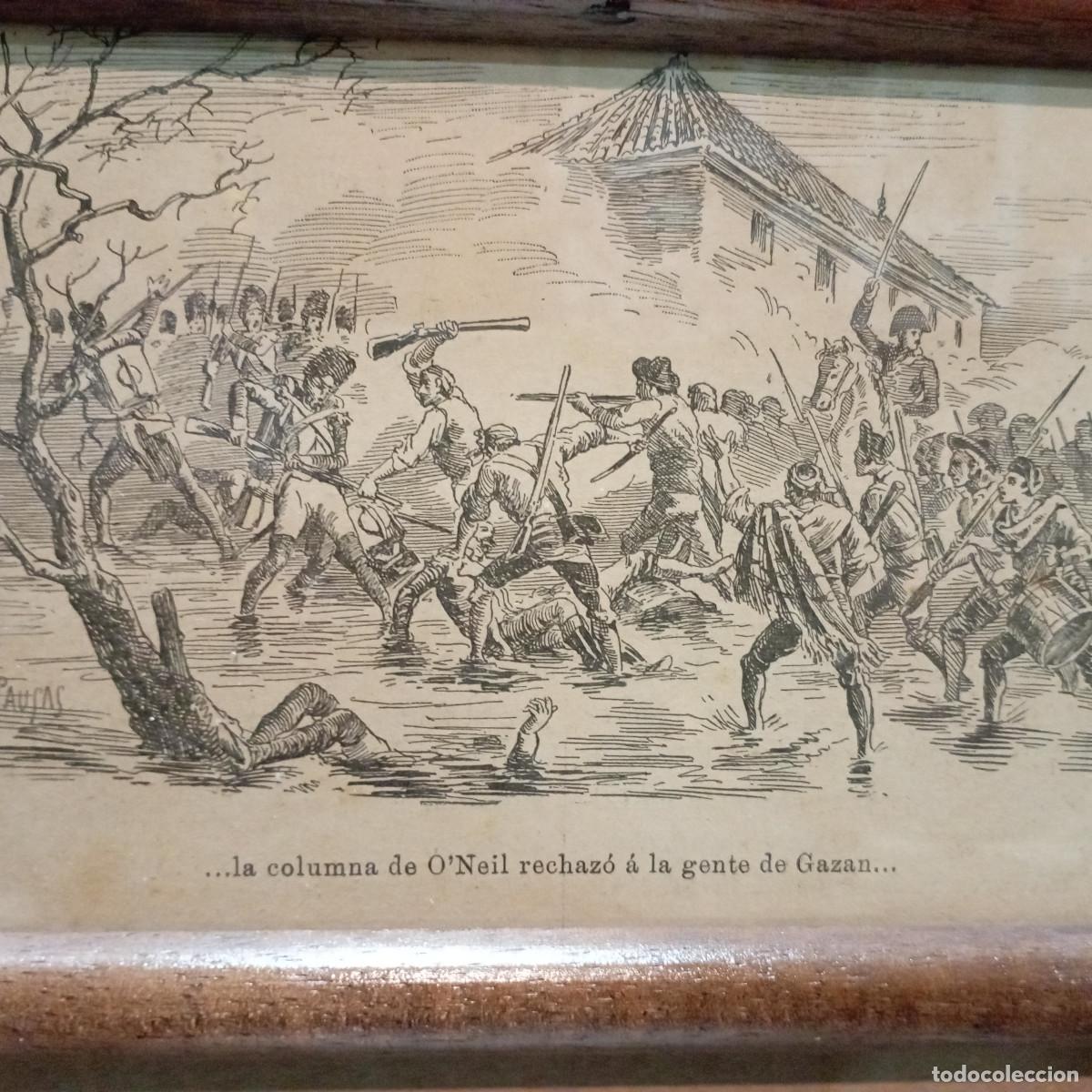 Arte: cuadro antiguo grabado - Foto 2