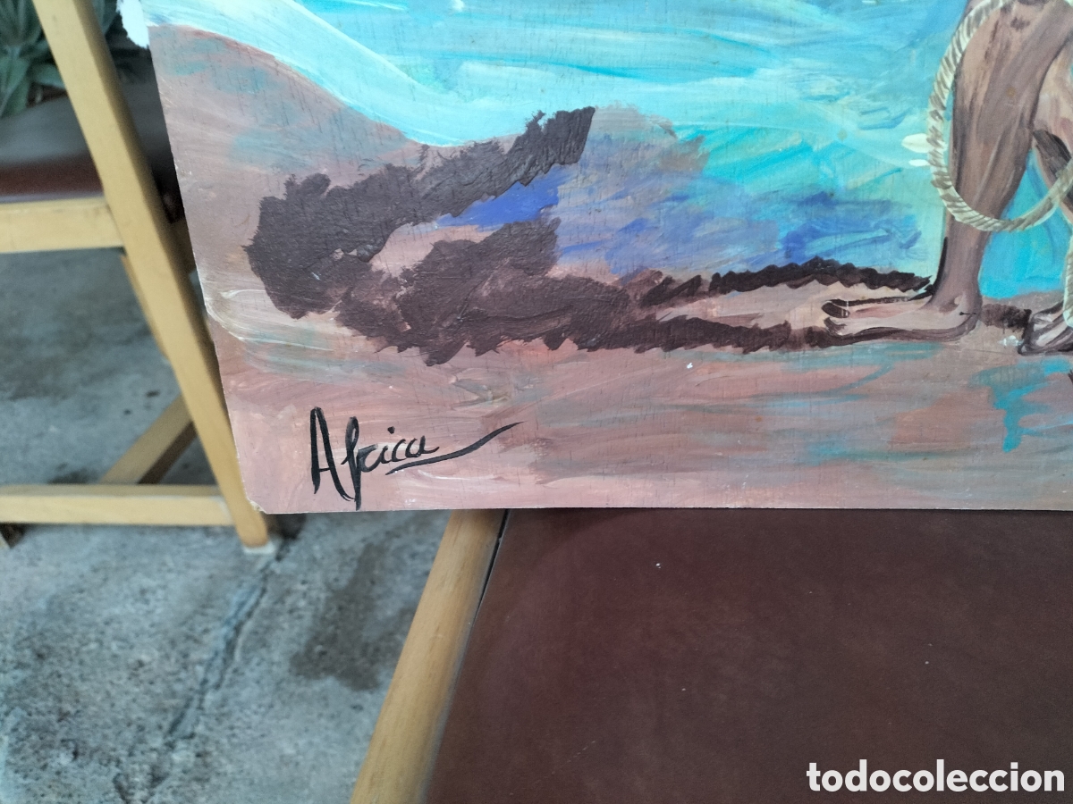 Arte: &Oacute;leo sobre madera. - Foto 6