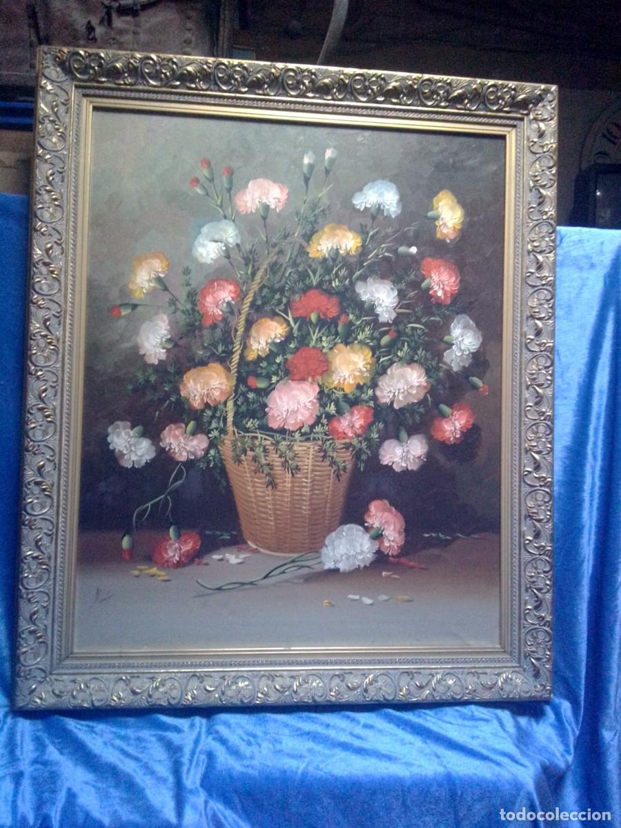 Cuadro &rdquo;canasto de flores&rdquo;