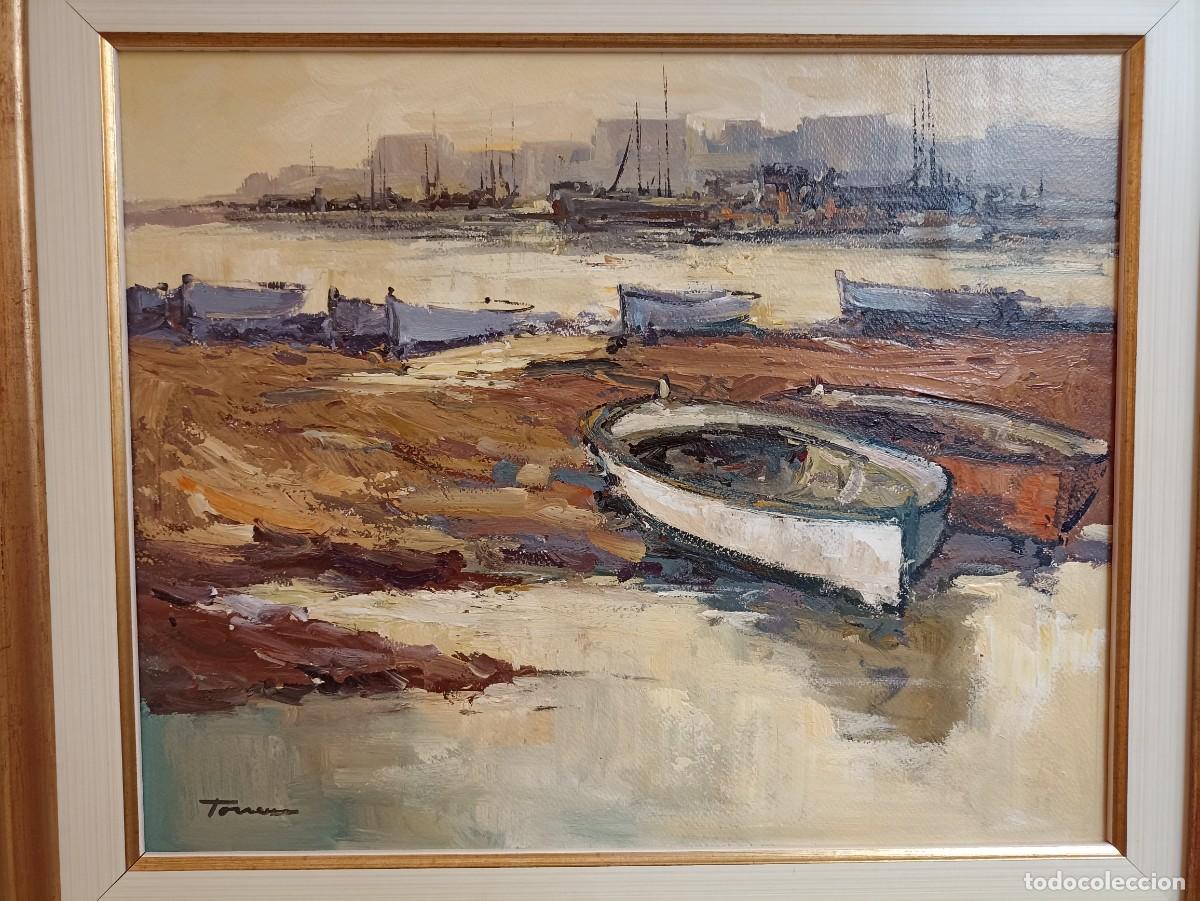 Arte: Pintura al Oleo, &rdquo;Barcas&rdquo; - Foto 2