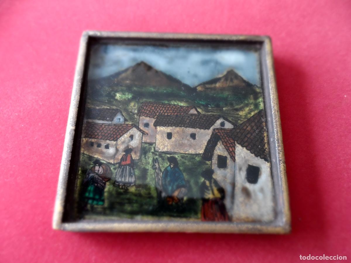 Arte: CUADRO PINTADO CRISTAL 11 X 11 CMS