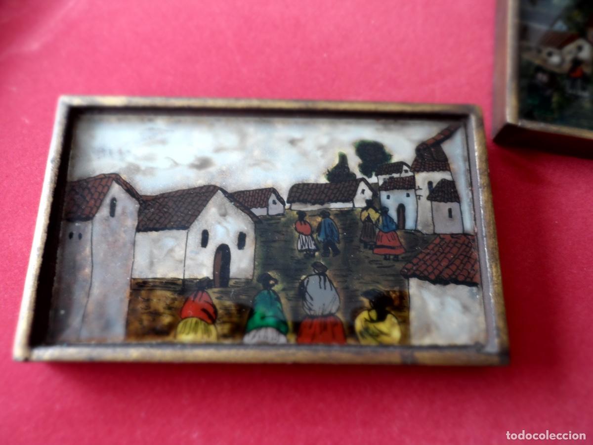 Arte: CUADRO PINTADO CRISTAL 15 X 9 CMS