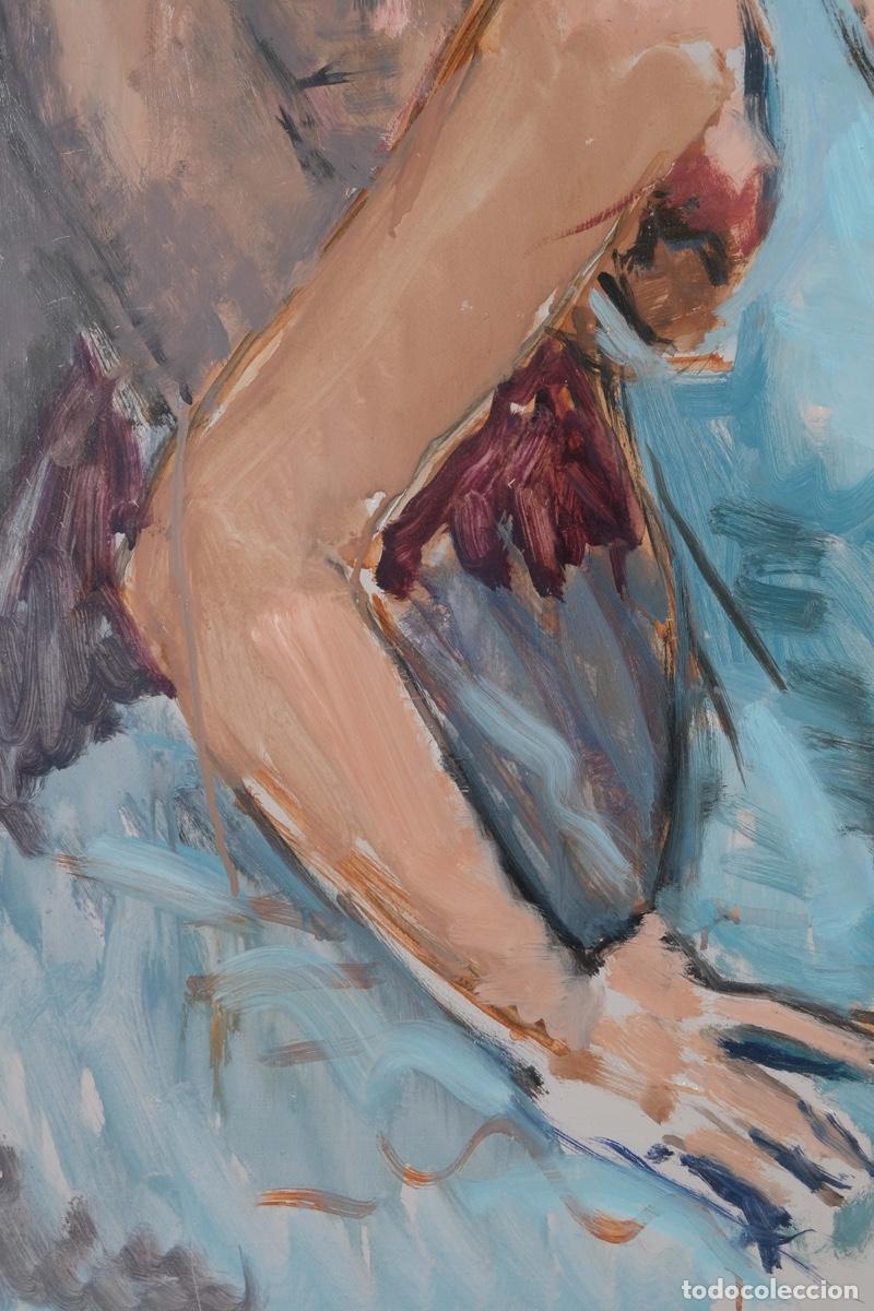 Arte: Ferran Andreu Planas &oacute;leo sobre t&aacute;blex Bailarinas - Foto 4