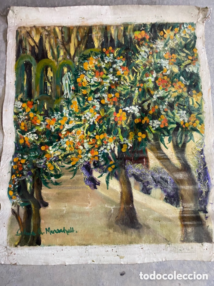 Arte: Antiguo &oacute;leo original - Foto 2
