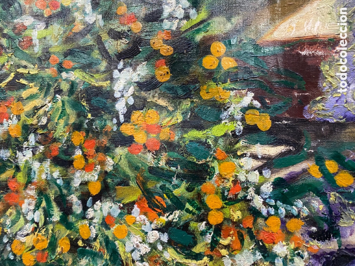 Arte: Antiguo &oacute;leo original - Foto 3