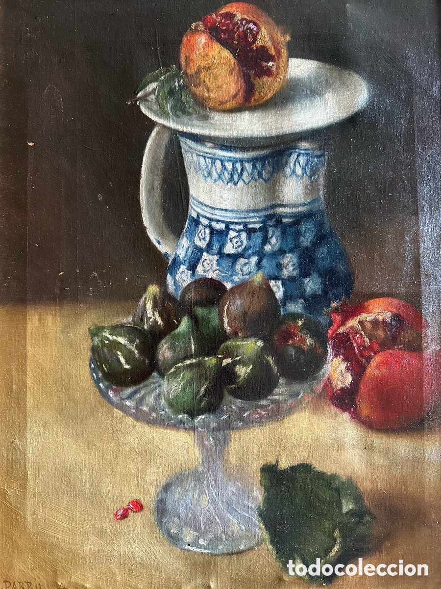 Arte: &Oacute;leo sobre lienzo - Bodeg&oacute;n - Adelardo Parrilla - Foto 8