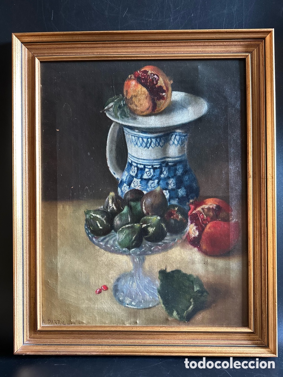 Arte: &Oacute;leo sobre lienzo - Bodeg&oacute;n - Adelardo Parrilla - Foto 11