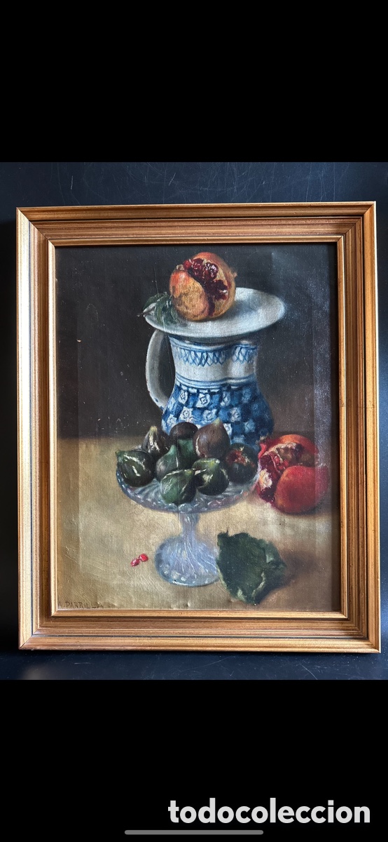 Arte: &Oacute;leo sobre lienzo - Bodeg&oacute;n - Adelardo Parrilla - Foto 12