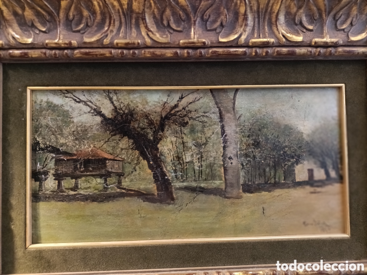 Arte: Oleo sobre tabla de Ramos Artal. - Foto 2