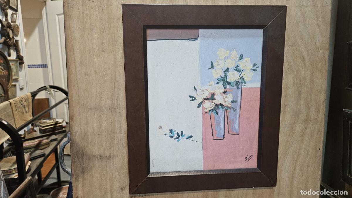 Arte: cuasdro al oleo en madera con autor - Foto 1