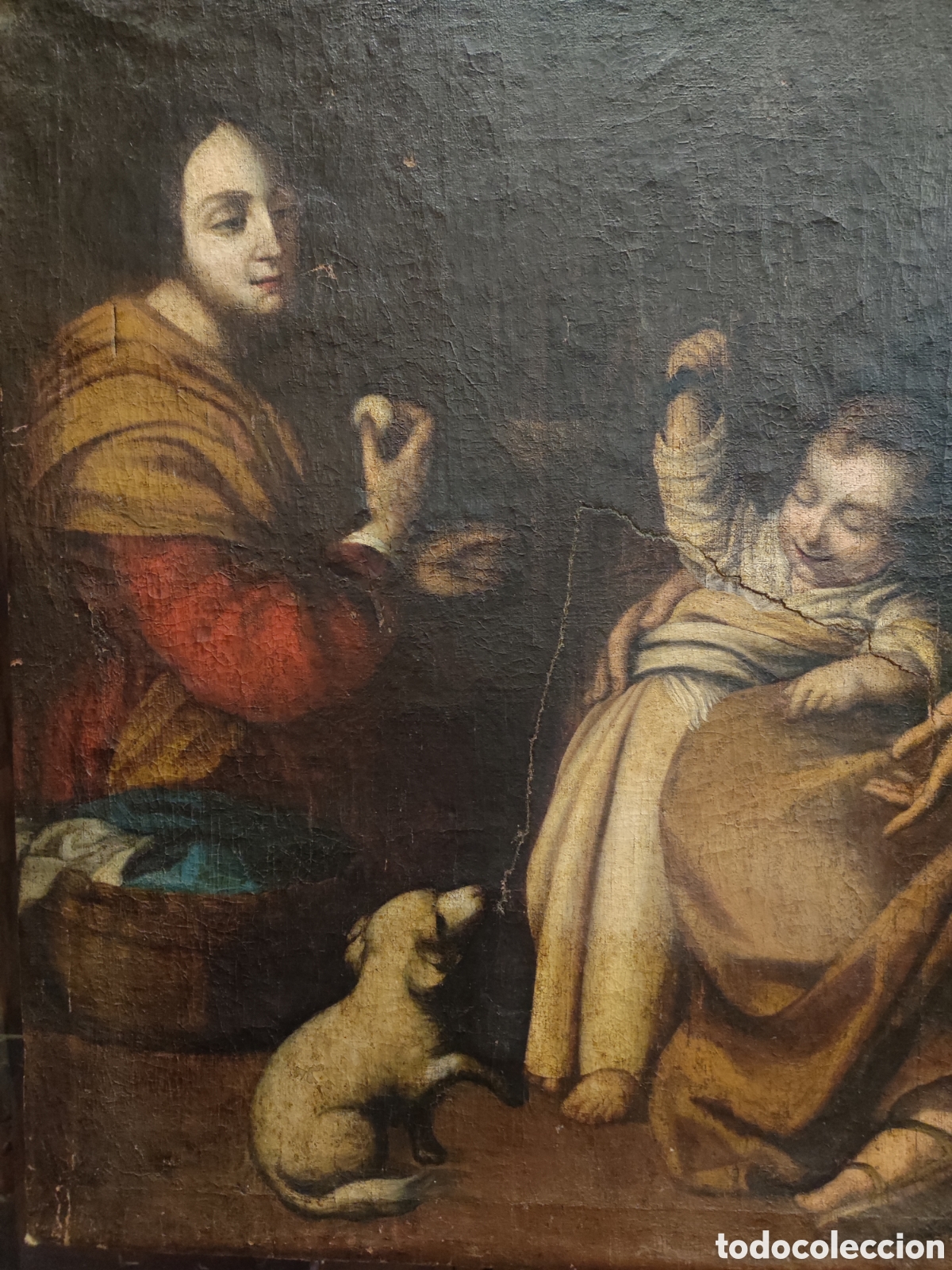 Arte: Copia de Murillo de &eacute;poca - Foto 2