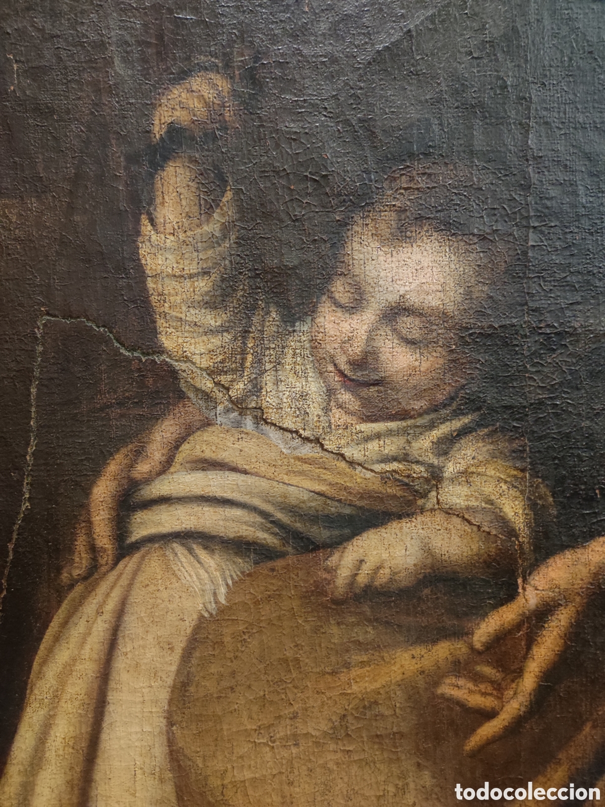 Arte: Copia de Murillo de &eacute;poca - Foto 5