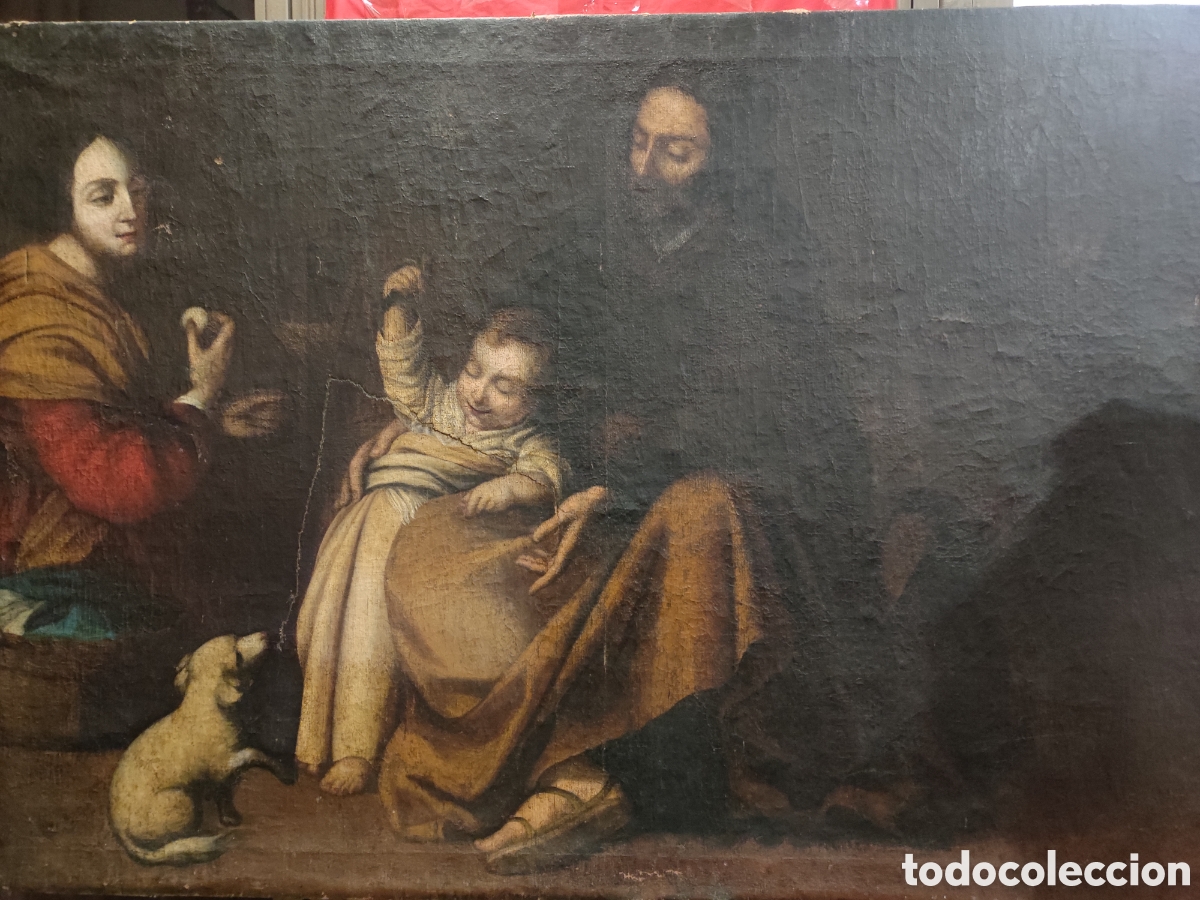 Arte: Copia de Murillo de &eacute;poca - Foto 1