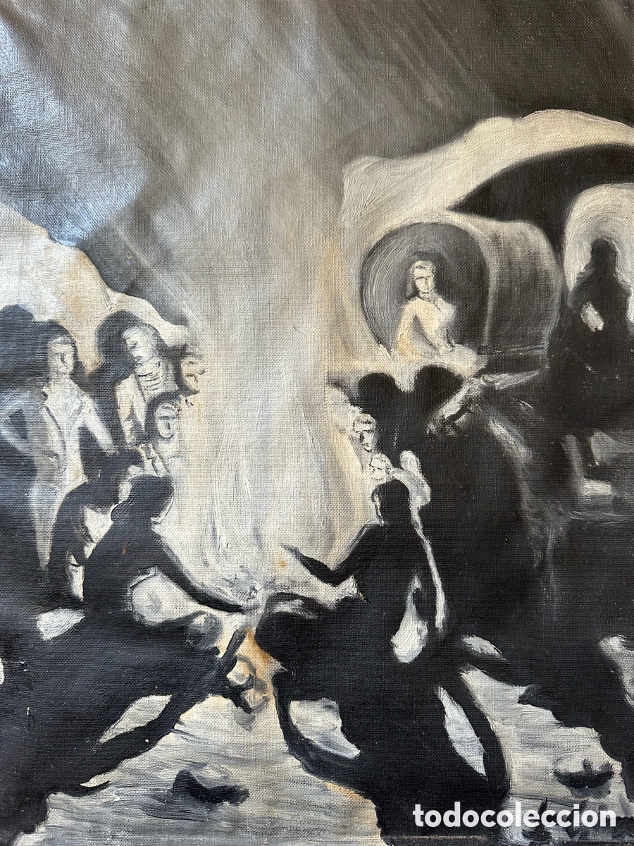 Arte: &Oacute;leo sobre lienzo - Firmado - Foto 2