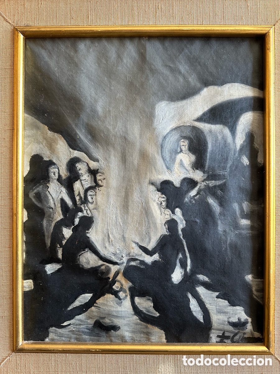 Arte: &Oacute;leo sobre lienzo - Firmado - Foto 4