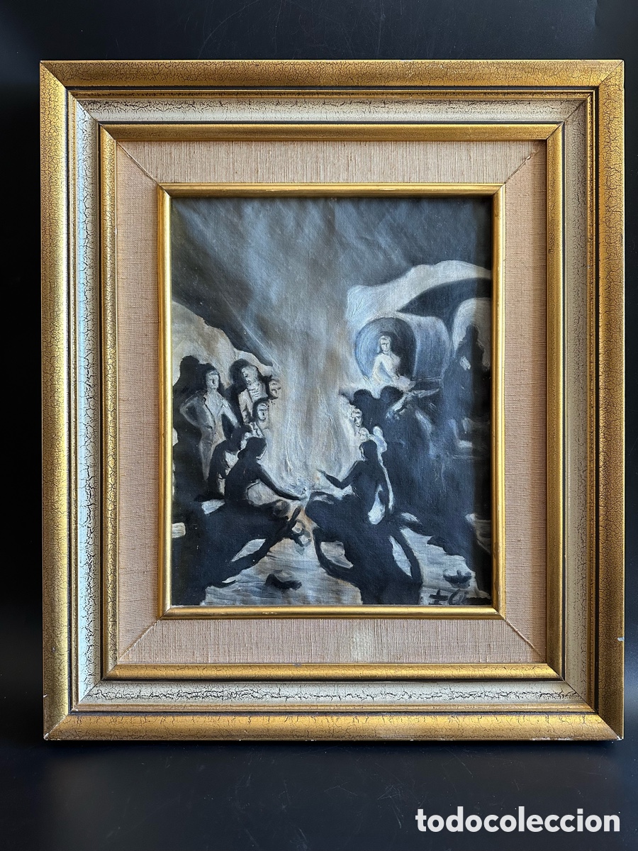 Arte: &Oacute;leo sobre lienzo - Firmado - Foto 8