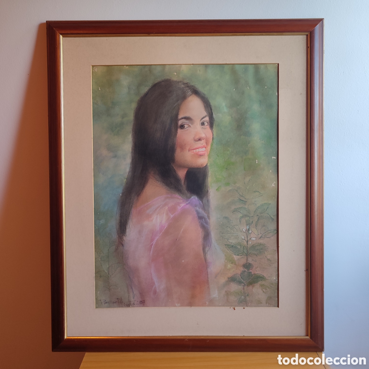 Arte: Cuadro chica autor desconocido - Foto 1