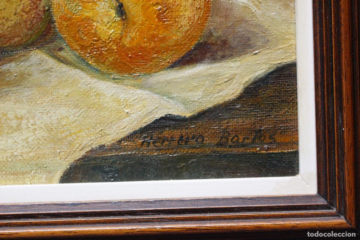Arte: Bodeg&oacute;n, &oacute;leo sobre tabla. Herrero Bartos? - Foto 4