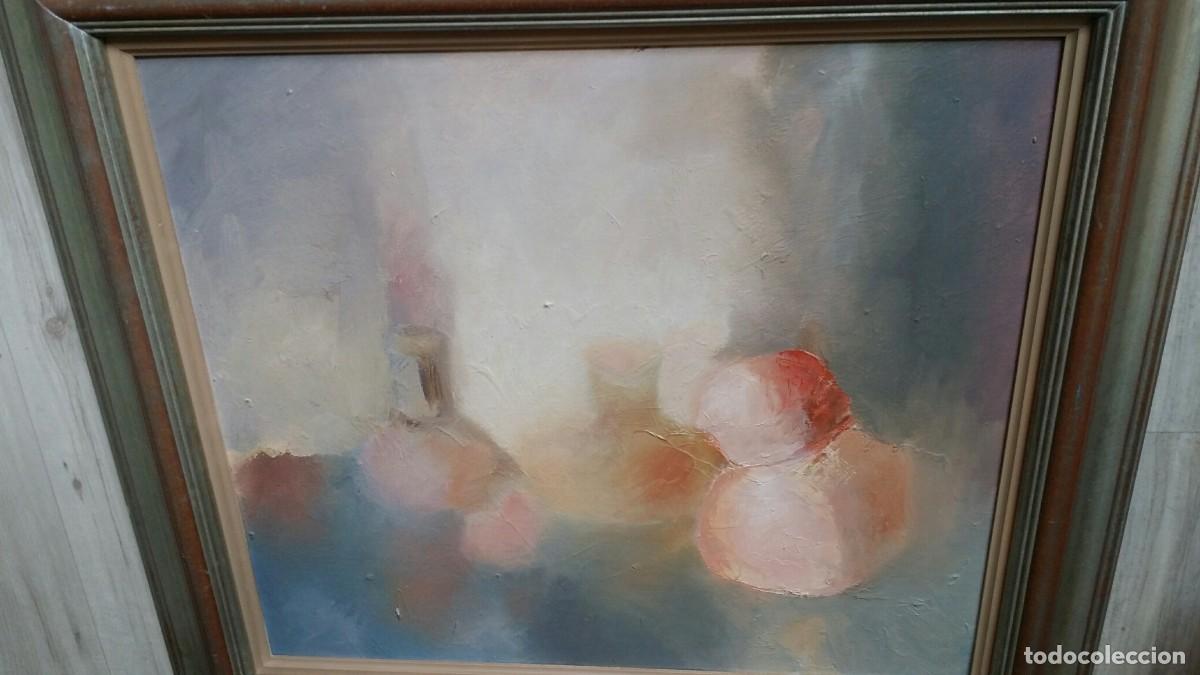 Arte: Bodeg&oacute;n / &oacute;leo sobre tabla / a&ntilde;os 60 - Foto 2